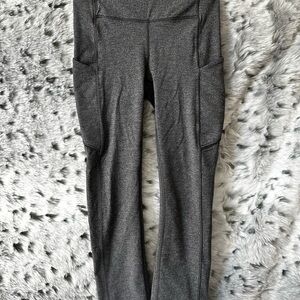 276. Lululemon Speed Up Crop 21" Grey size 2